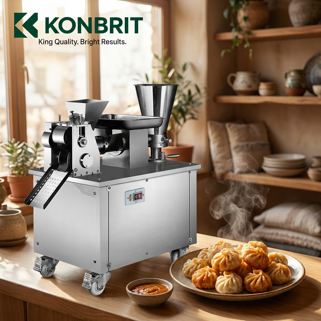 80-Type Commercial Multi-Function Pastry Machine | Make Dumplings, Samosa, Ravioli, Empanada | KONBRIT - Industrial Food Machinery by KONBRIT - Image 6