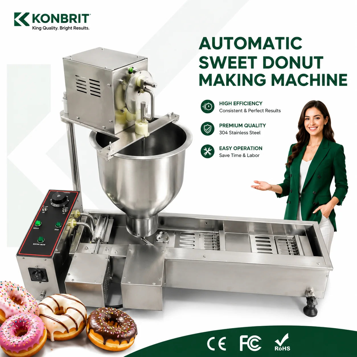 KONBRIT T-101 Automatic Donut Machine Main Image