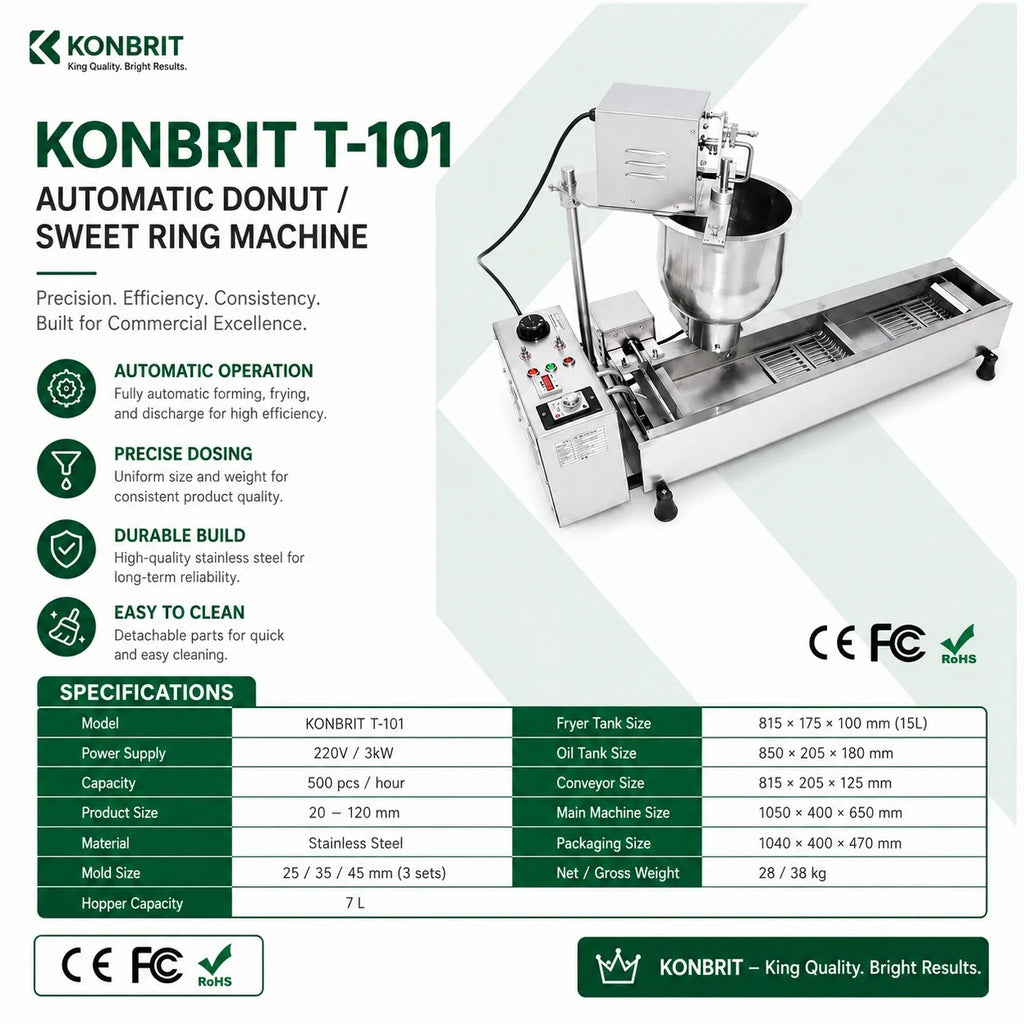 KONBRIT T-101 Technical Specifications