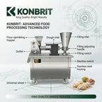 KONBRIT KBDM-80 Automatic Food Forming Machine | 500–4,800 pcs/h | For Startups & Small Shops