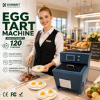 KONBRIT JDJ-A1 Fully Automatic Egg Frying Machine | Commercial Fried Egg Maker with 4.3" Touch Screen (120 pcs/h)