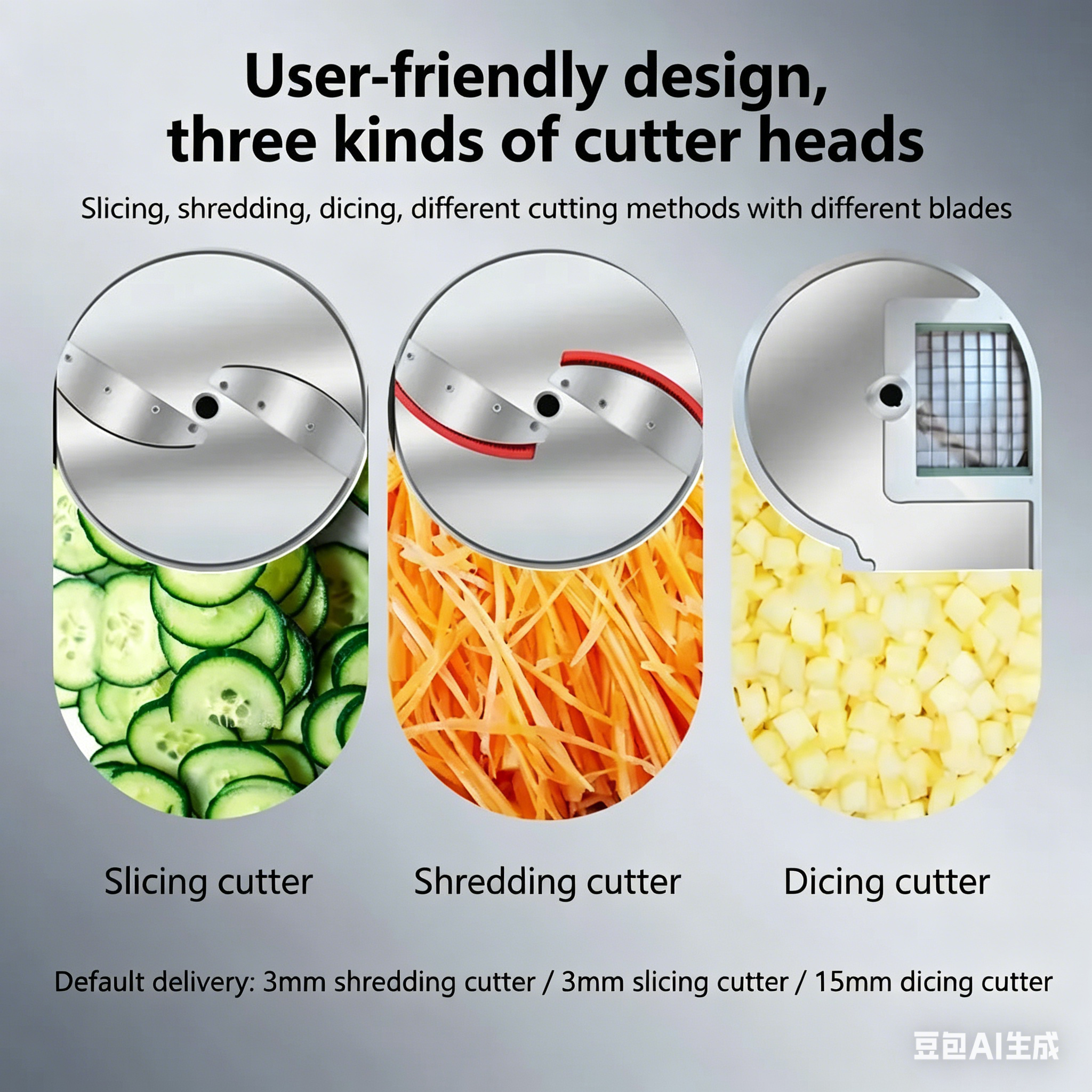 KONBRIT 180 Industrial Bulb Vegetable Cutter | Slicing, Shredding & Dicing - Industrial Food Machinery by KONBRIT - Image 3