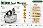 KONBRIT KBDM-80 Automatic Food Forming Machine | 500–4,800 pcs/h | For Startups & Small Shops