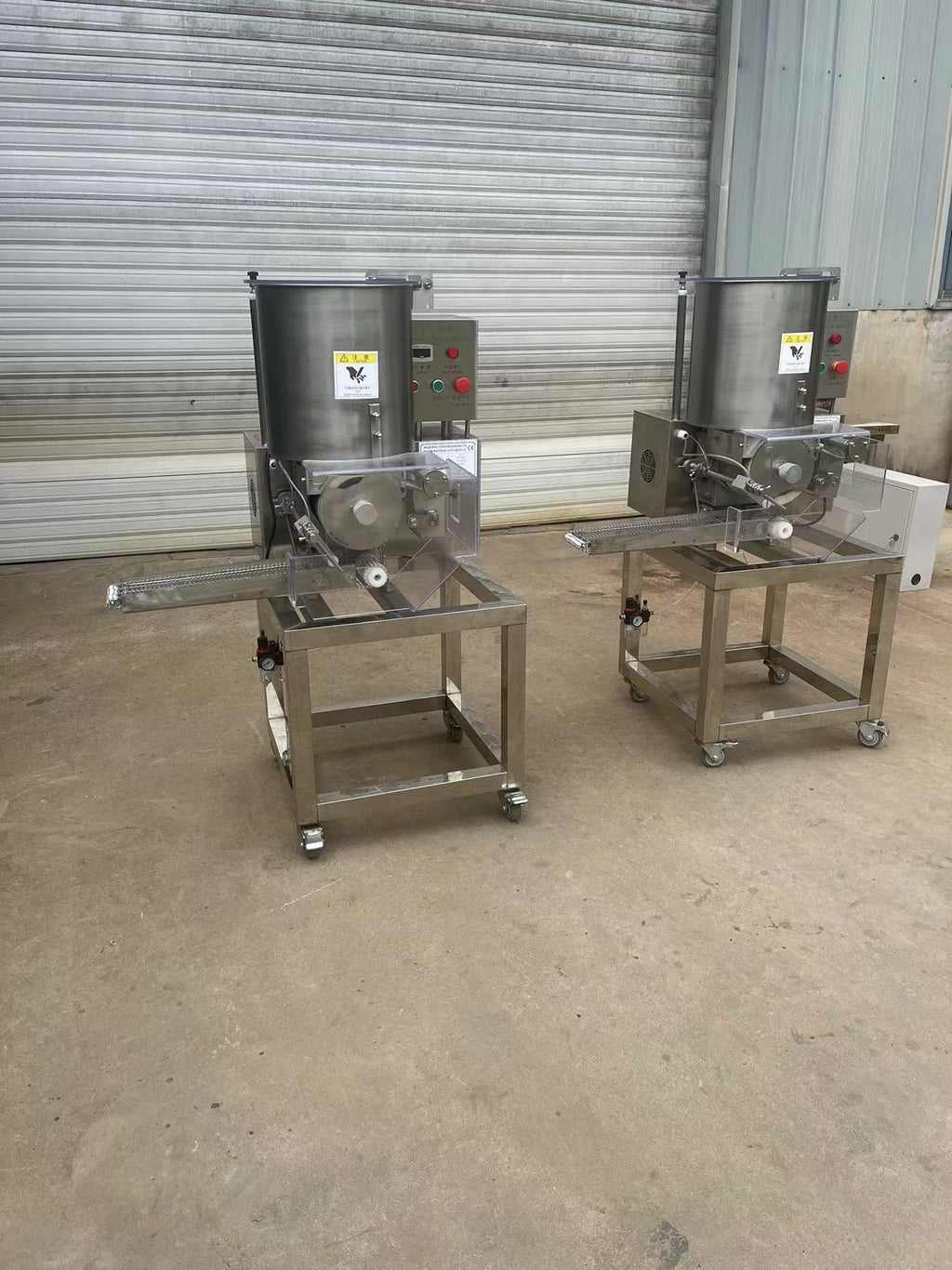 KONBRIT KBHB-100 patty forming machine actual equipment detail