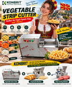 KONBRIT KBVC-108 commercial potato and vegetable strip cutter