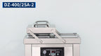 Commercial double-chamber vacuum sealer side view