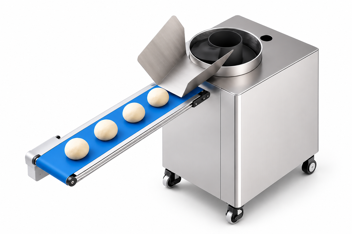 TBGR3 stainless-steel dough rounder product view
