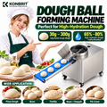 TBGR3 high-hydration pizza dough ball rounding machine