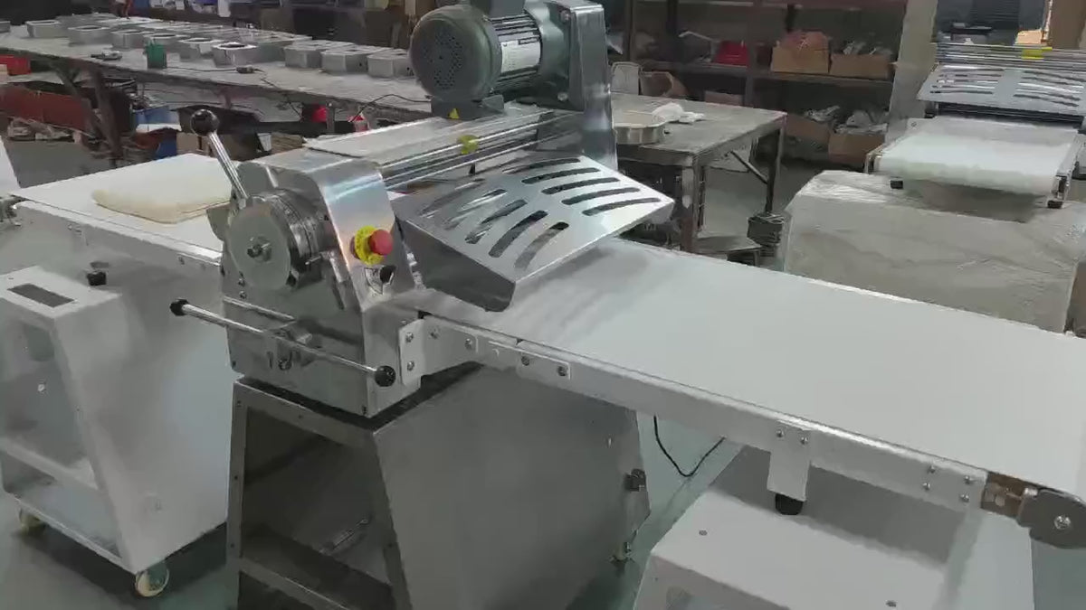 KONBRIT MS500 commercial dough sheeter demonstration