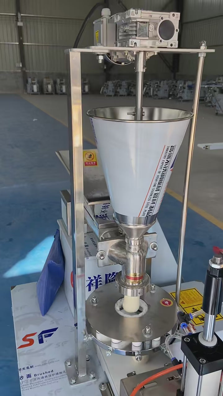 KONBRIT automatic Fatayer triangular pastry forming demonstration