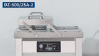 Commercial double-chamber vacuum packing operation